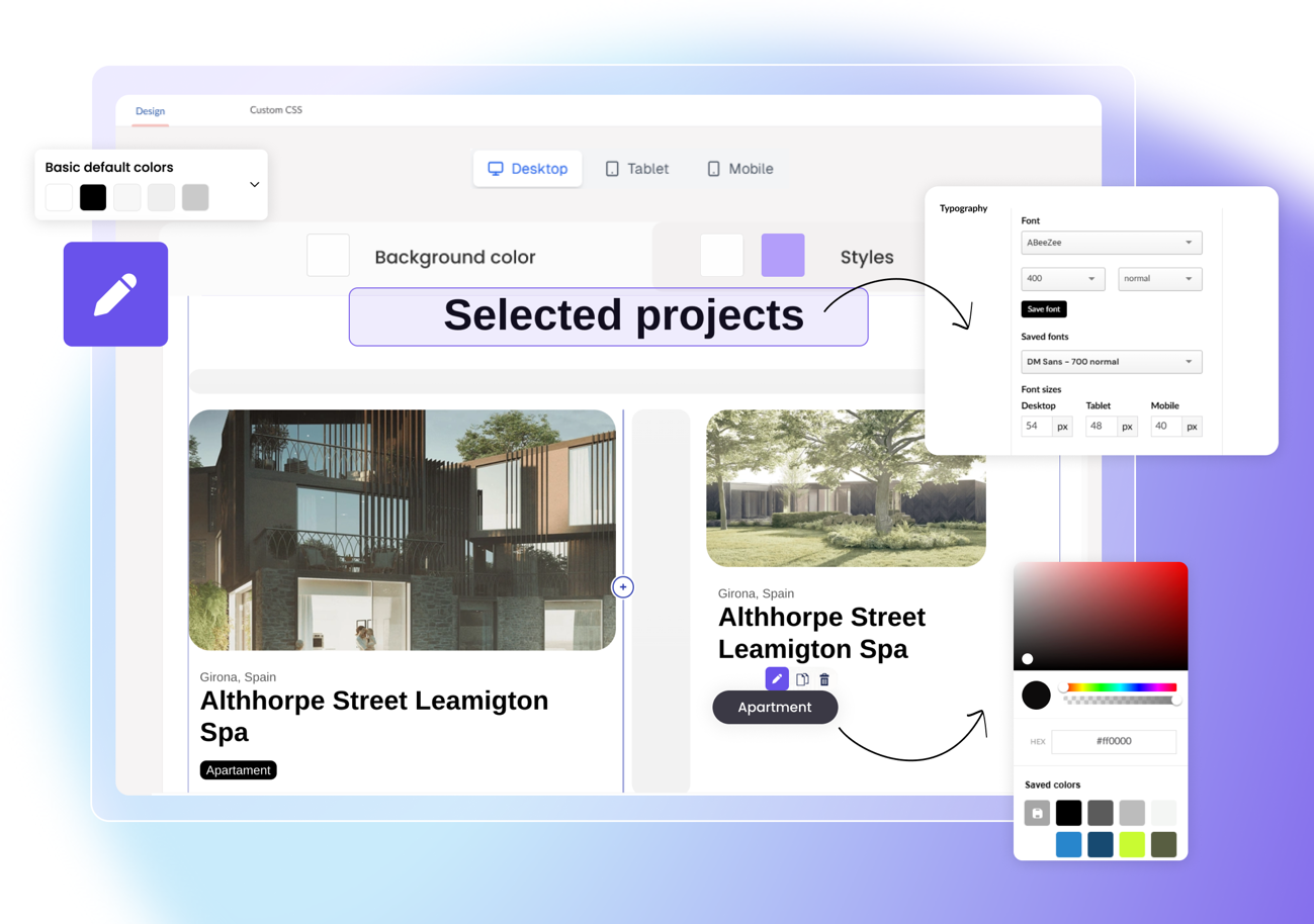 All-in-one Visual Design tools for Umbraco 