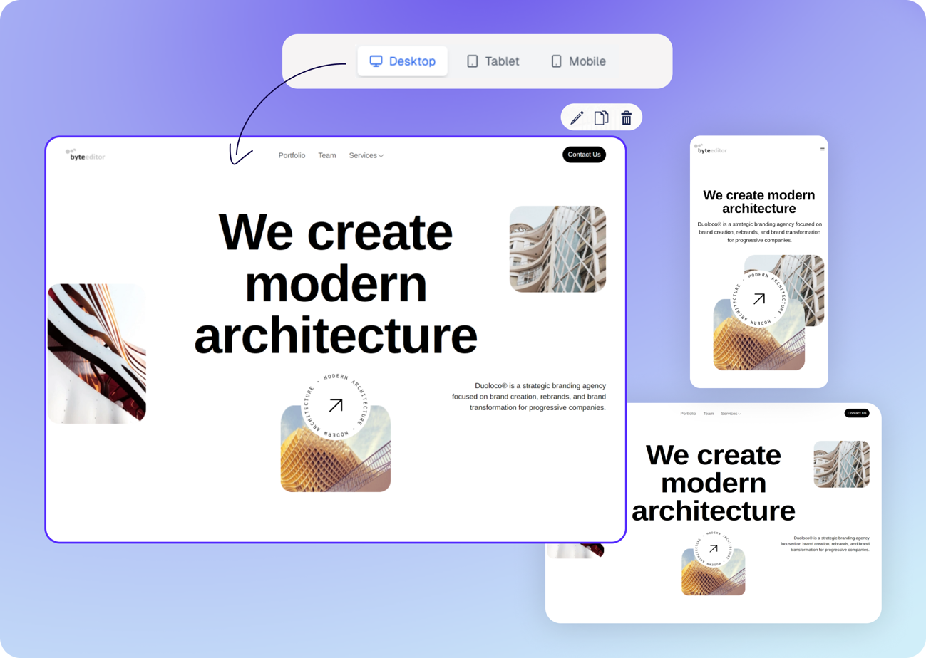 Responsive Design Builder in Umbraco with ByteEdior