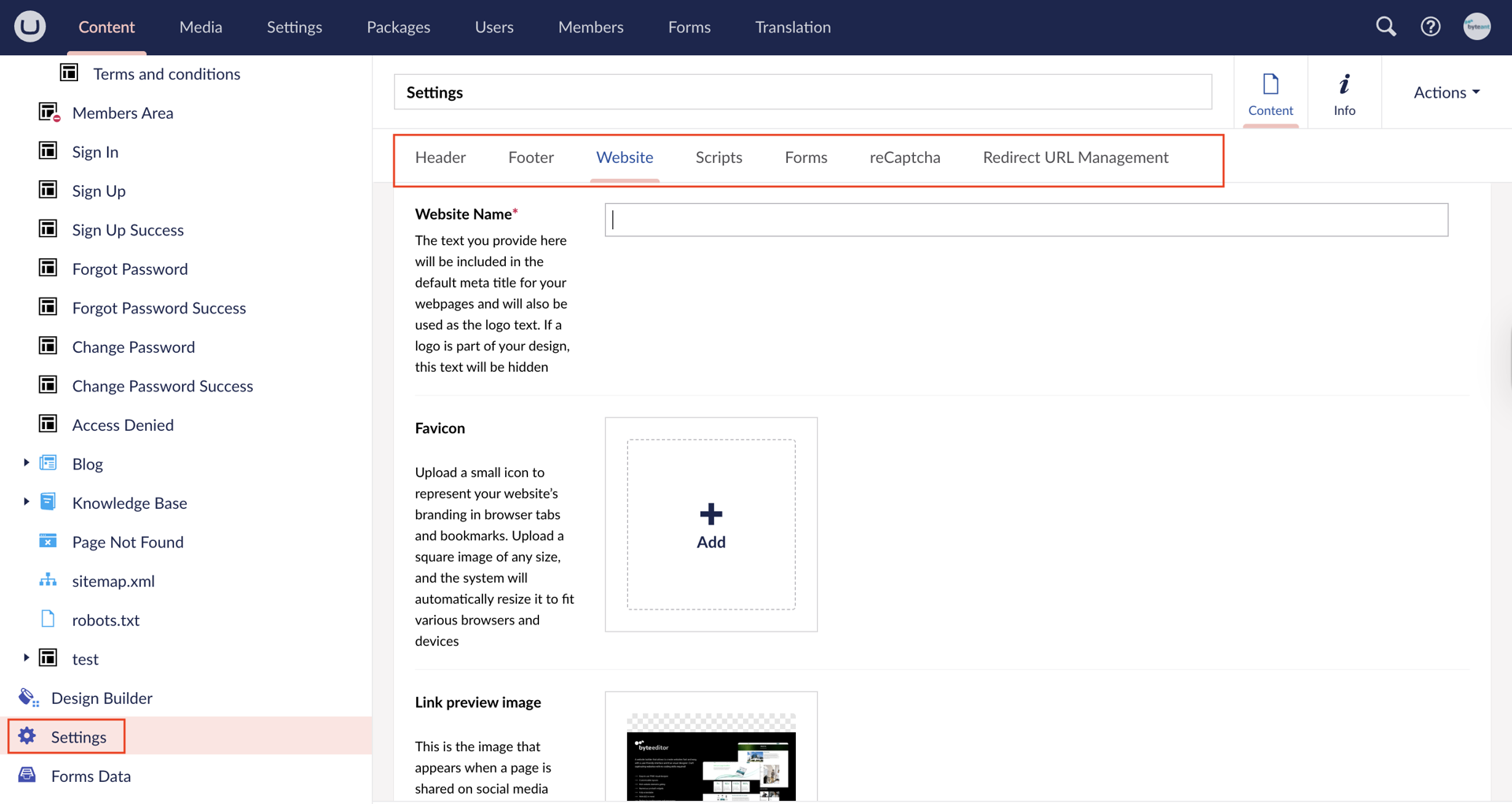 How to Set-up your Umbraco Website Configurations with ByteEditor