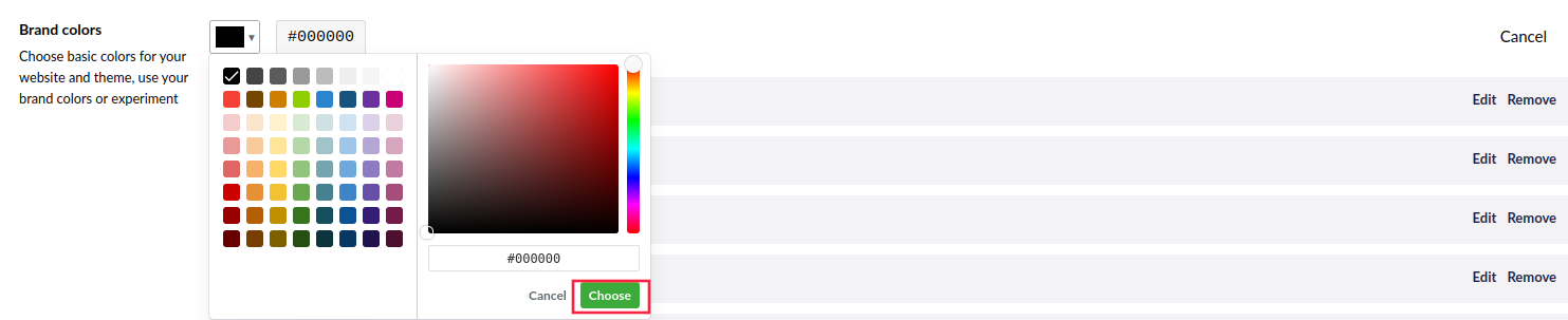Customize Colors — ByteEditor